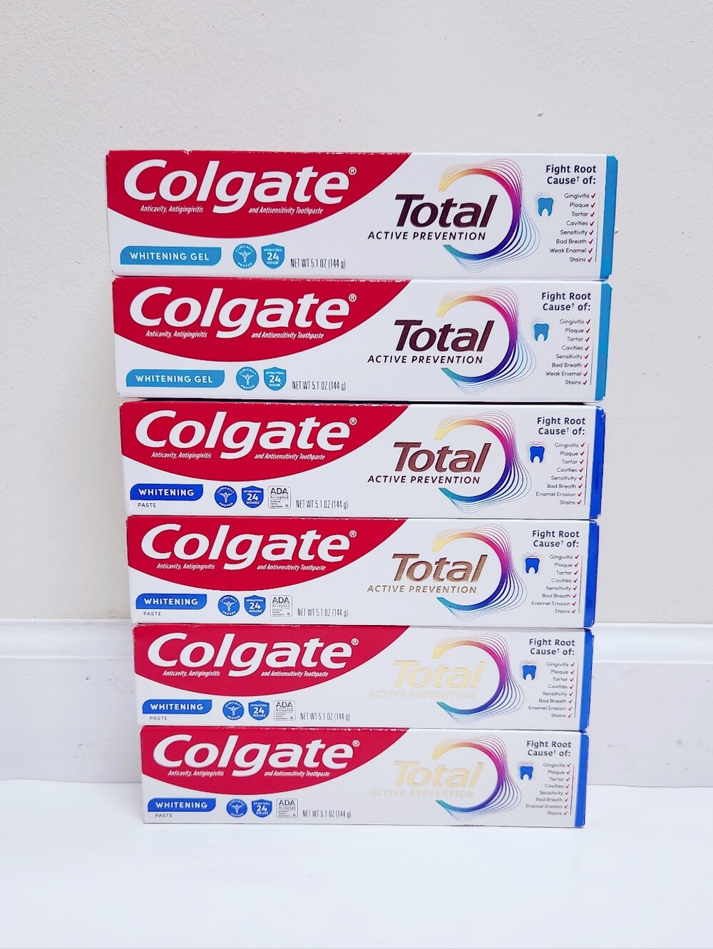 Colgate Total Active Prevention Toothpaste Bundle